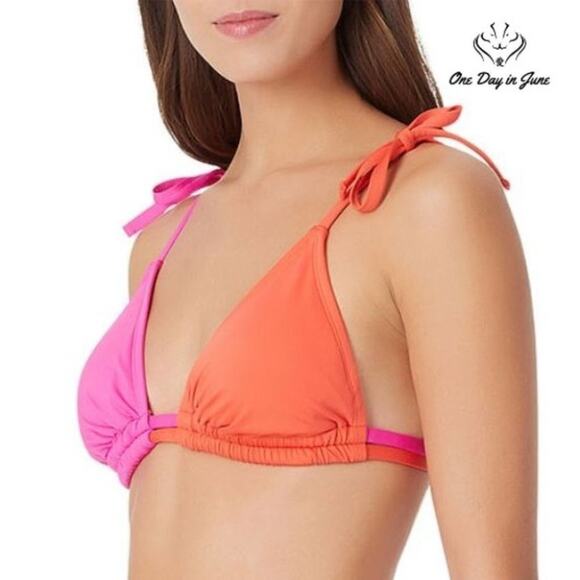 Sugar Beach Triangle Bikini Top Size M - Picture 3 of 3
